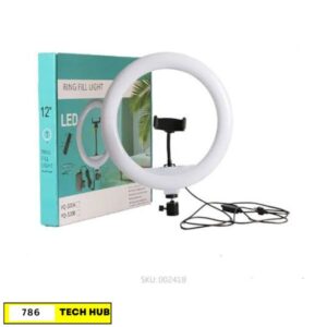 12" LED Ring Fill Light with Phone Holder